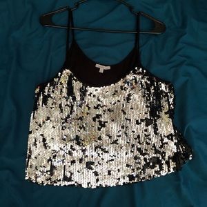 Sequin Crop top